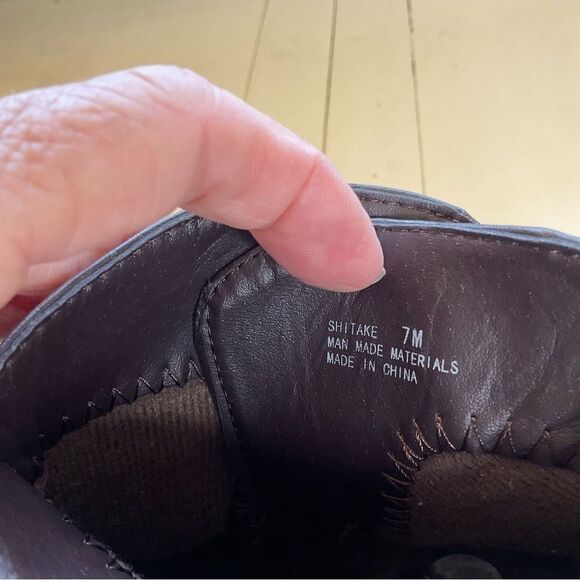 SBICCA Ankle Boots Brown Strap Side Zipper Size 7M - Picture 9 of 13